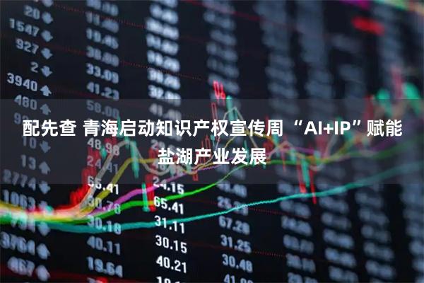 配先查 青海启动知识产权宣传周 “AI+IP”赋能盐湖产业发展