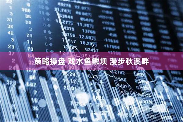 策略操盘 戏水鱼鳞坝 漫步秋溪畔